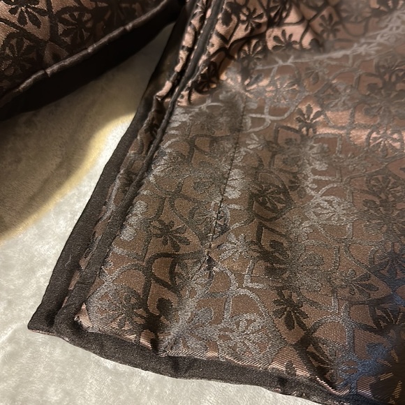 Decorative Bed Pillow + 2 standard Shams Shade of Chocolate Brown - Picture 7 of 10